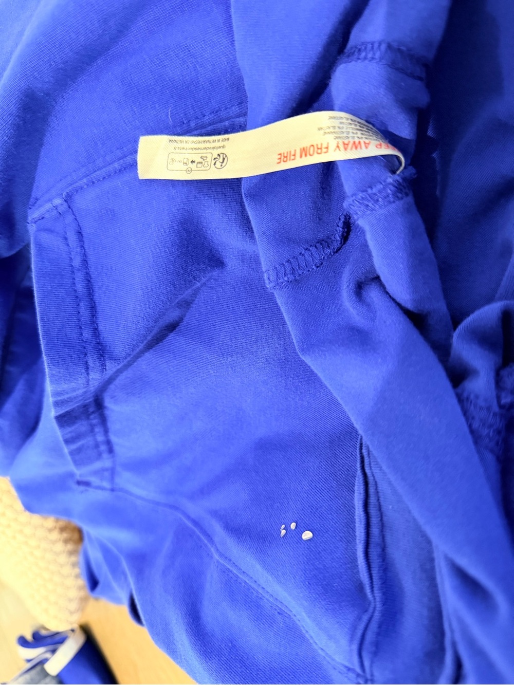Free People Movement Hot Shot Romper -Blue Short Sleeve with Pockets - Picture 8 of 9